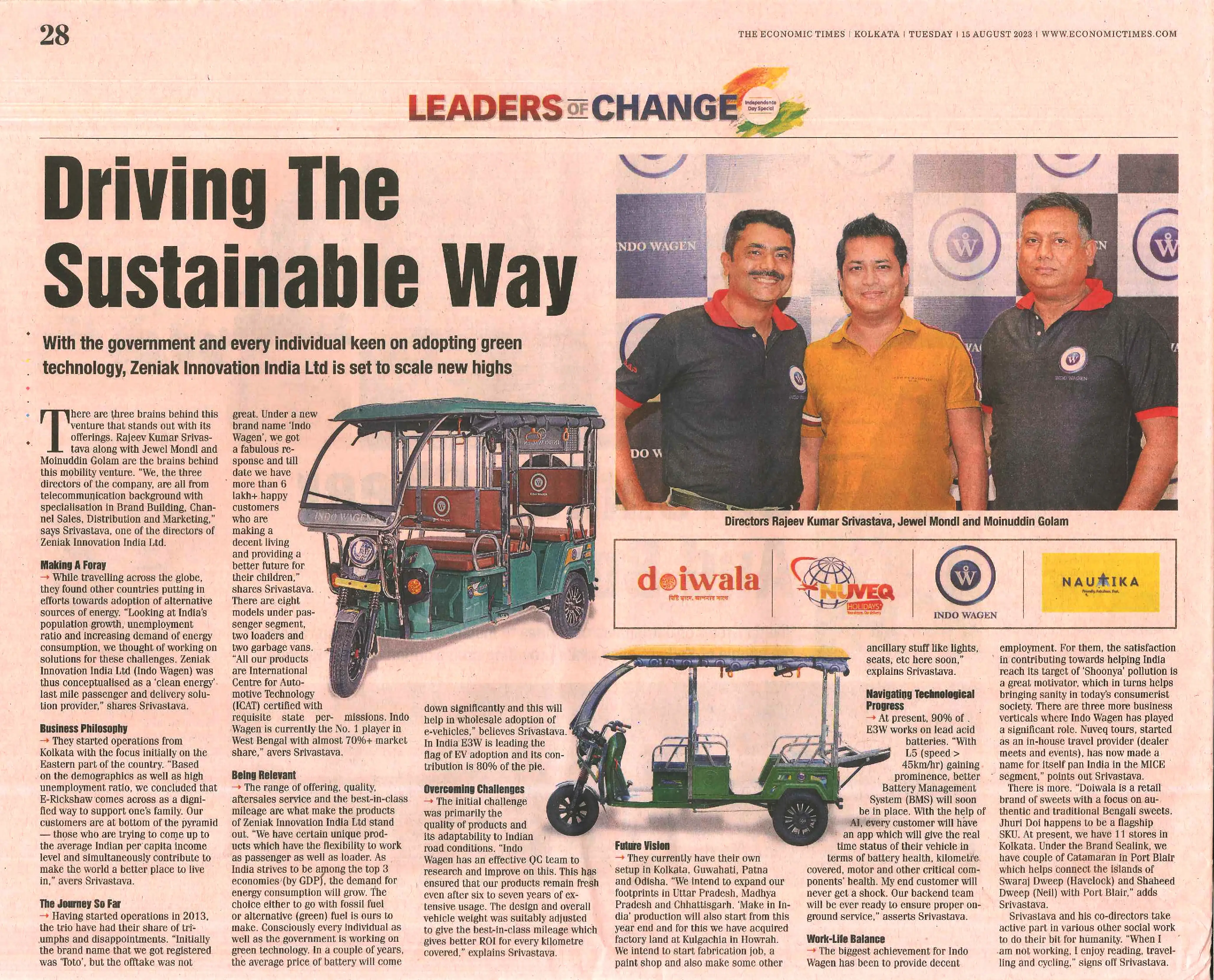 Driving the Sustainable Way: IndoWagen Paving the Path for a Greener Future